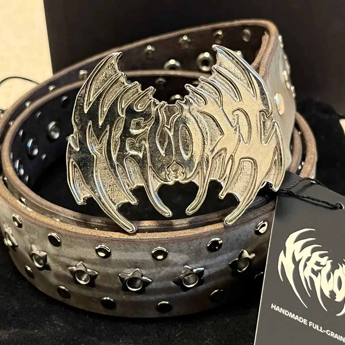 Blue Web EC Melodi Belt Handmade EC Melodi Handmade Leather Belt